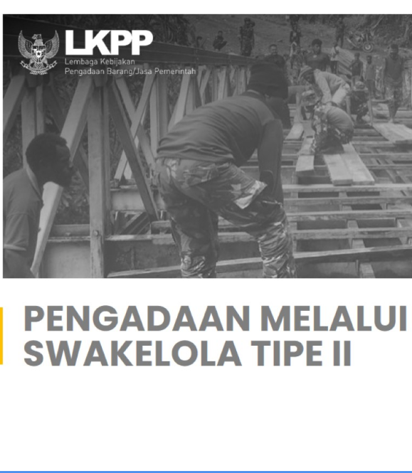 Cover Pengadaan Melalui Swakelola Tipe II