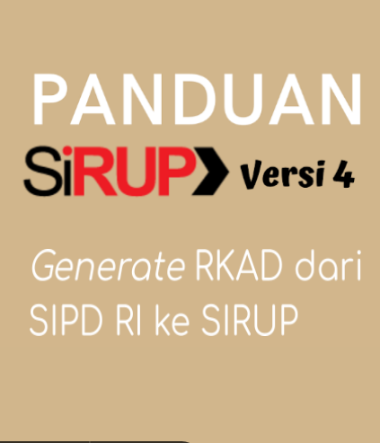 Cover Panduan SIRUP - Generate RKA Pemda dari SIPD RI