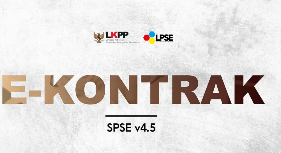 Cover Pengisian e-kontrak e kontrak pada LPSE / SPSE