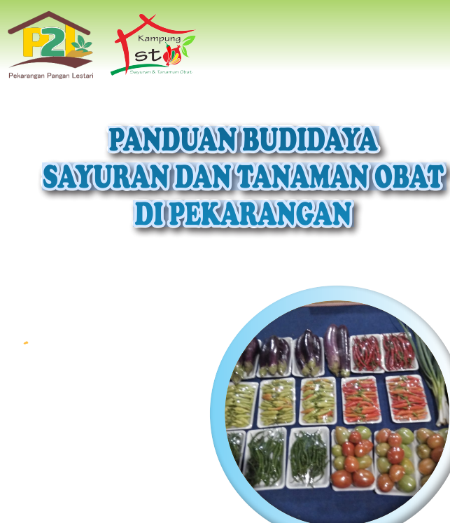Cover Panduan Budidaya Sayuran Dan Tanaman Obat Di Pekarangan