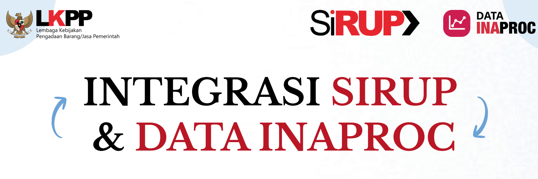 Cover Integrasi SIRUP & Data INAPROC